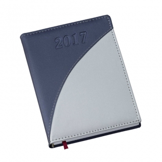 Agenda Diária 2017 Azul e Cinza